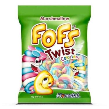 Imagem de Marshmallow Fofs 220g Twist Colorido - FLORESTAL
