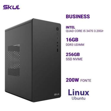 Imagem de Computador B500 Quad Core I5 3470 3.20Ghz Mem 16Gb Ddr3 Ssd 256Gb Nvme