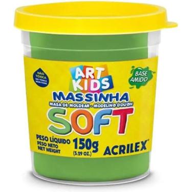 Imagem de Massinha para Modelar 150g Soft Acrilex - Verde, Verde