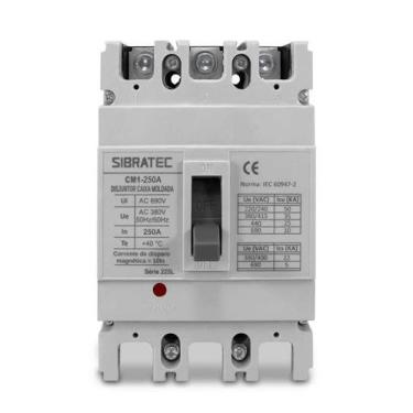 Imagem de Disjuntor cm1- 225 250a trif. pq - sibratec