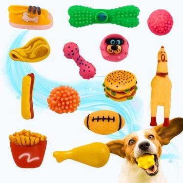 Imagem de Kit 5 Brinquedos Para Filhote Cachorro Mordedor Pet - GAISAPET