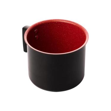 Imagem de Leiteira em Alumínio com Revestimento Cerâmico Vermelha 1,7L - Lyor
