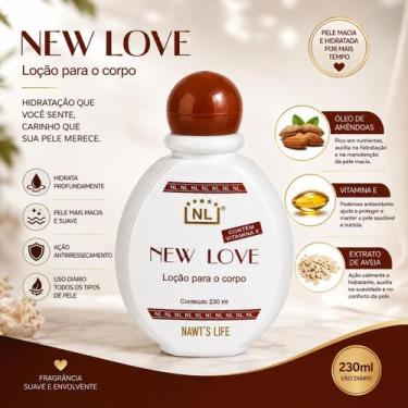 Imagem de Loção Hidratante Corporal New Love Nawts Life 230ml  Aveia, Óleo de Am