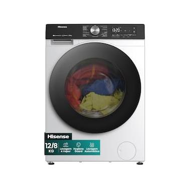 Imagem de Lava e Seca Hisense 12kg/8kg WD3S12 Connect Wi-Fi Inverter Branca