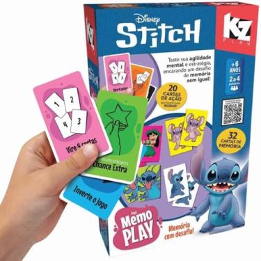 Imagem de Jogo Da Memoria Play Stitch Jogo Infantil Disney 1284 Elka