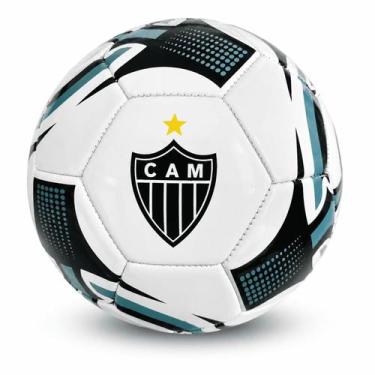 Imagem de Bola Atlético Mineiro Galo Nº5 Em Borracha Resistente Para Treinos Jog