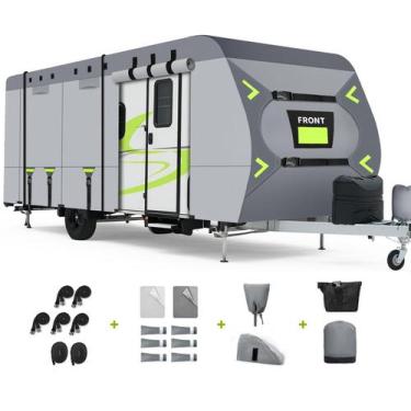 Imagem de Capa para RV Xenjum de 8 camadas para trailer de viagem de 22 a 24 pés