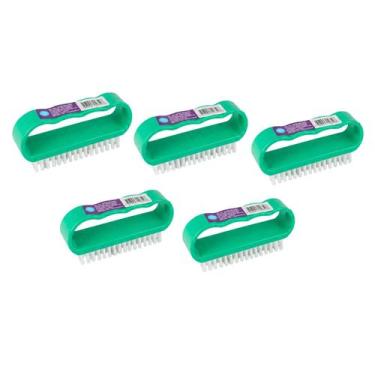Imagem de Escova Multiuso Kit 5 Unidades Para Limpeza Tenis Tapetes Calcados Unh