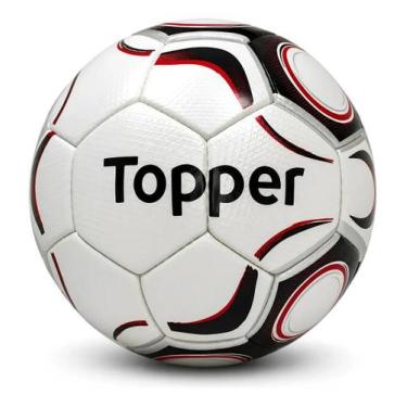 Imagem de Bola De Futebol Society Topper Maestro PRO, Vermelho, Prata