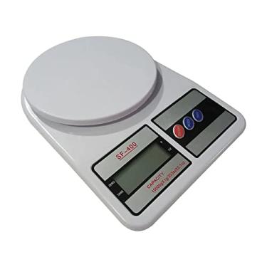 Imagem de Balança de Cozinha Digital Alta Precisão Compacta Fitness Dieta Alimentos 10 kg