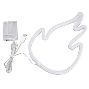 Imagem de Luz de néon de chama, baixo consumo de energia Sinal de luz de LED de chama Segurança para jogos Configuração de sala para decoração de parede para quarto(#4)