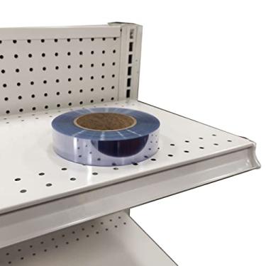 Imagem de Enchimento de vinil transparente para prateleira de Gondola para canal de bilhetes 3,8 m x 3,8 cm - Transparente, Clear, 1 Roll