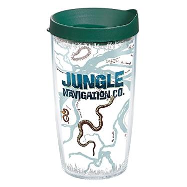 Imagem de Tervis Disney Jungle Cruise Feito nos EUA Copo isolado de parede dupla, 473 g, transparente
