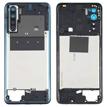 Imagem de HONGYAN Peças de substituição de telefone celular Estrutura da carcaça traseira para OPPO A91 PCPM00 CPH2001 CPH2021 Acessórios telefônicos