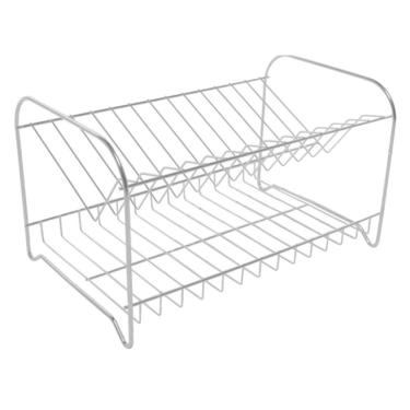 Imagem de Escorredor de Pratos Simples 2 Andares 13 Pratos