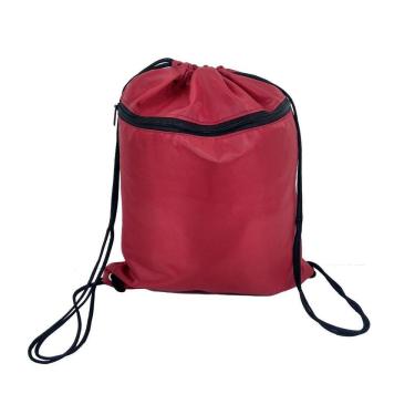 Imagem de Bolsa Saco Esportivo Cordao Mochila Academia Vermelho