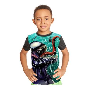 Imagem de Camiseta Infantil Alienígena Venom  Full Print Ref:58 - Smoke