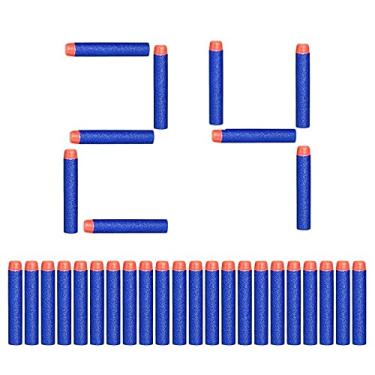 Imagem de Kit de Dardos para Lançador Nerf e Arminhas de Pressão Azul Art Brink (24 Unidades)