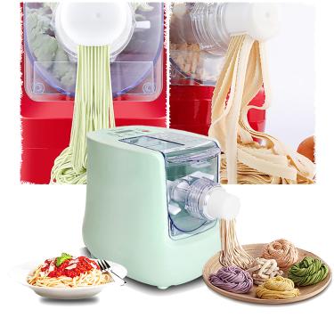 Imagem de MáQuina De MacarrãO AutomáTica EléTrica,Painel Inteligente, Pode Fazer MacarrãO Largo, MacarrãO Estreito, MacarrãO Oco, MacarrãO Bigode De DragãO,Blue