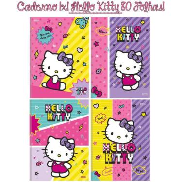 Imagem de Caderno Hello Kitty Brochurinha 80 Folhas 1 Matéria - São Domingos