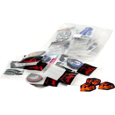 Imagem de Viper Voos sortidos para dardos com glitter 2D: 50 conjuntos de voos padrão, 150 peças