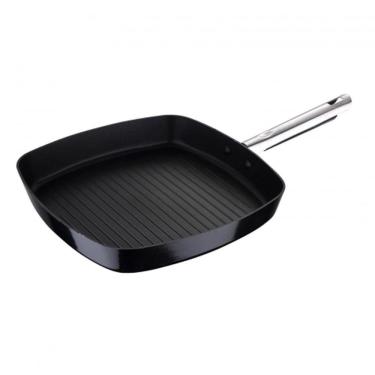 Imagem de Grill Pixel Pro 28Cm 4,5Cm Alumínio Indução Bergner