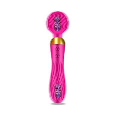 Imagem de Vibrador 18 Velocidades Estimulador Ponto G e Clitóris Feminino Poderoso 2 Motores Varinha Mágica Brinquedos Sexuais Zatla (Rosa)
