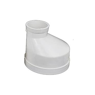 Imagem de Redutor de duto Redutor de Tubo Redutor de Tubo Redutor de PVC Acoplamento Plástico para Sistemas de Ventilação HVAC 110 × 50 mm