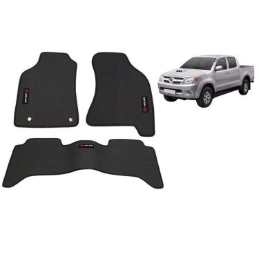 Imagem de Tapete Borracha Hilux 2005 Até 2011 Com Traseiro Interiço