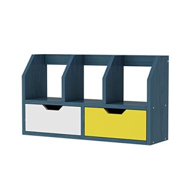 Imagem de KIZQYN Cubos de armazenamento de madeira para estante, estante de prateleira de unidade, armário de armário, rack de DVD organizador de arquivos rack estante de livros (tamanho: 1)