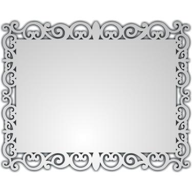 Imagem de Espelho Decorativo Quadrado Veneziano Arabesco Acrílico