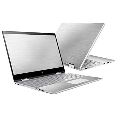 Imagem de Película MightySkins compatível com HP Envy x360 15" (2017) - Cold Steel | Capa protetora de decalque de vinil durável, e exclusiva | Fácil de aplicar, remover e mudar estilos | Feito nos EUA
