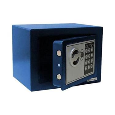 Imagem de Cofre Eletrônico Digital Pequeno (17x23x17cm) Pelegrin Ch-17ef Em Aço Azul