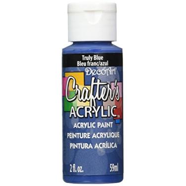 Imagem de DecoArt Tinta acrílica para artesão, 60 ml, realmente azul