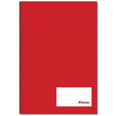 Imagem de Caderno Vermelho Class Brochura Capa Dura Costurado 48 Folhas - Foroni