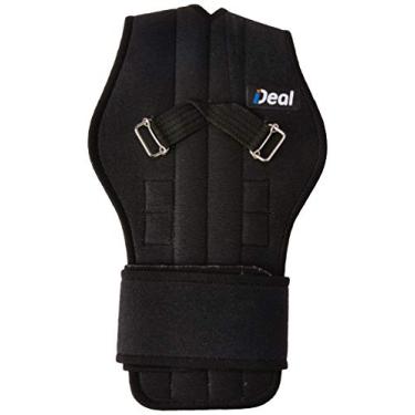 Imagem de Corretor Postural Completo Magnético Preto, Ideal Produtos Ortopédicos