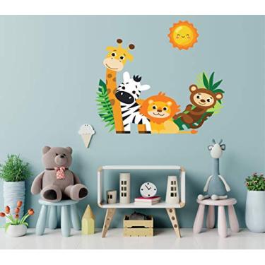 Imagem de Adesivo Decorativo Safari Infantil 80x70cm