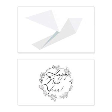 Imagem de Origami abstrato branco padrão pombo ano ano novo festival cartão felicitações mensagem presente