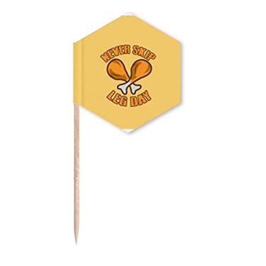 Imagem de Baquetas Tempt People Ignore Food Bandeiras de palitos de cupcakes palitos de festa celebração