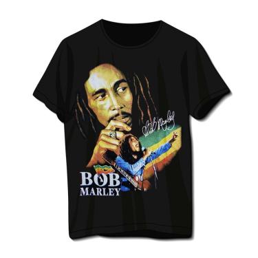 Imagem de Camiseta Bob Marley Unissex Preta