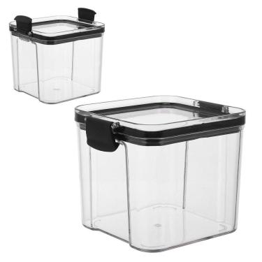 Imagem de Pote Hermetico Conserva Armazenamento 700ml Veda Tampa Acrilico 