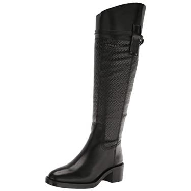 Imagem de Franco Sarto Bota de cano alto feminina L-colt, Couro preto, 9