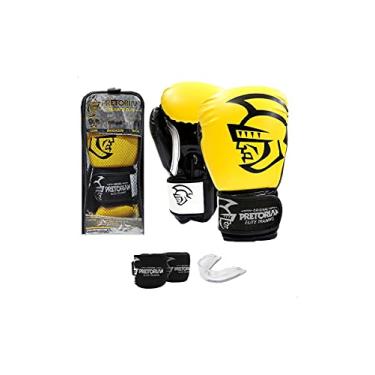 Imagem de Kit De Boxe/muay Thai Pretorian Elite Training Amarelo - 12oz