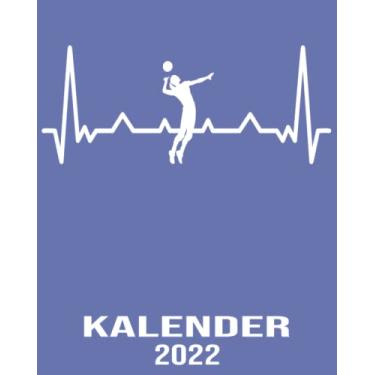 Imagem de Kalender 2022: 8x10 Kalender von 01/2022 - 12/2022 1 Tag = 1 Seite mit großem Tageskalender und großartiger Übersicht. Monatsübersicht, ... / Herzschlag Handball Kalender 2022