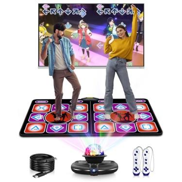 Imagem de Tapete de dança Acelufly, tapete de dança sem fio para TV (preto)