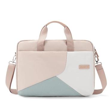 Imagem de Bolsa para laptop adequada para Apple Huawei macbook 13 polegadas 14 polegadas 15,6 polegadas bolsa feminina com correspondência de cores para notebook Cáqui diagonal de três cores 15,6 polegadas (g