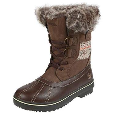 Imagem de Northside Bota feminina Brookelle Cold Weather Fashion, Marrom escuro/bronze., 6