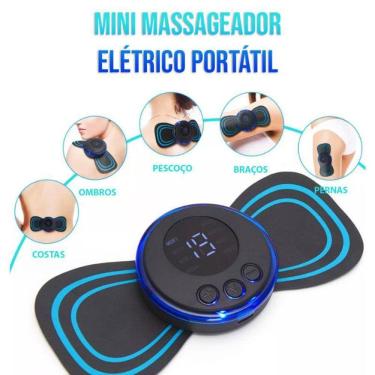 Imagem de Mini Massageador Pescoço Estimulador Elétrico Portátil