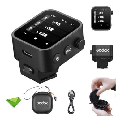 Imagem de Godox X3 N x3n x3-n TTL disparador de flash sem fio para câmera Nikon, transmissor de flash com tela sensível ao toque OLED, bateria de lítio integrada com suporte para carga rápida