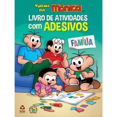 Imagem de Turma Da Mônica Livro De Atividades Com Adesivos - Família